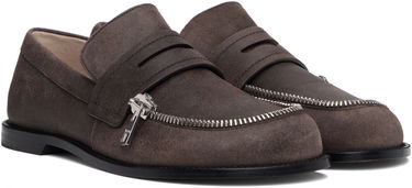 Tennarit ja kengät JW Anderson Suede Zipper Biker Loafers Ruskea | MC0002-LA0319, 3