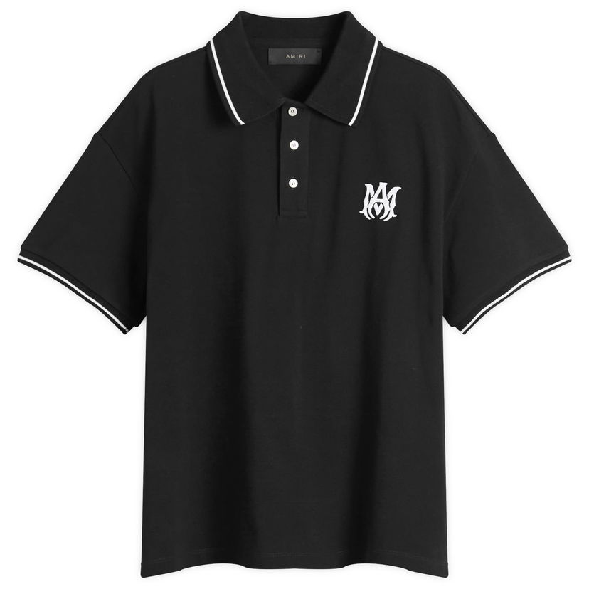 Poolopaita AMIRI Amiri MA Core Logo Polo, Size Large Musta | AMJYPO1009-Black