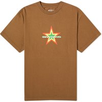 T-paita Awake NY Star Logo T-Shirt Ruskea | AWK-FW23-TS005-CHC, 1