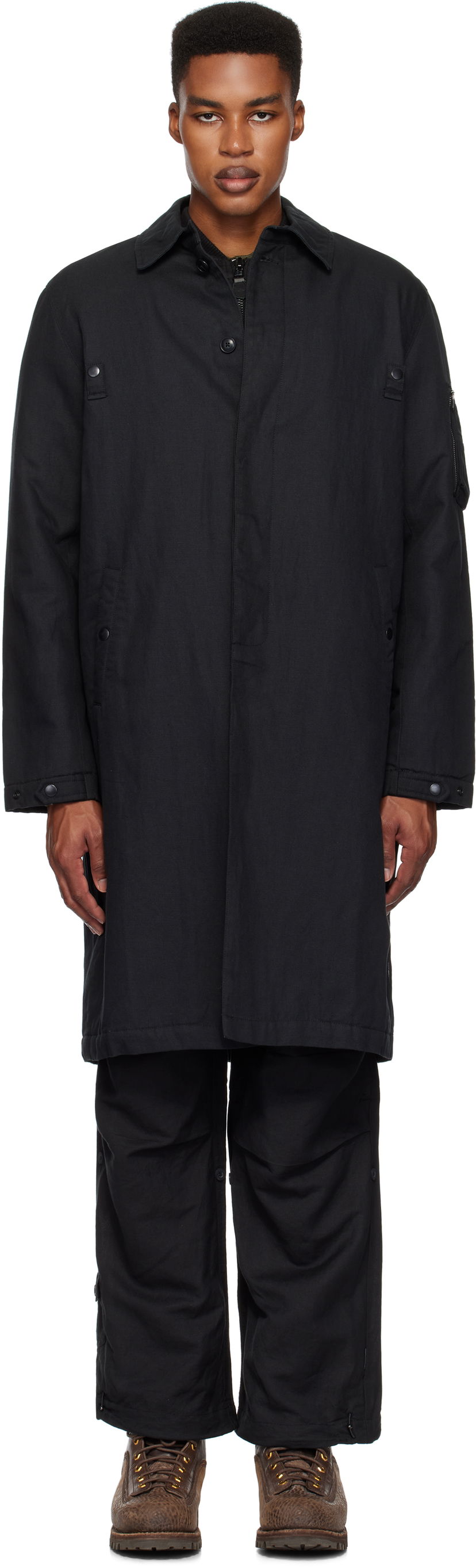 Takit Maharishi Mac Coat Musta | 5337