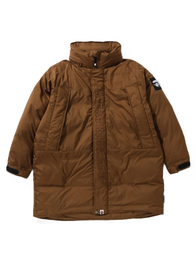 Takki BAPE Long Relaxed Fit Down Jacket Beige | 1I80-144-005