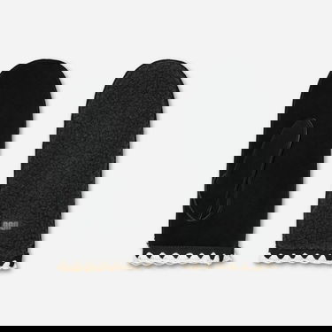 Käsineet UGG Fluff Shell Trim Mittens L/XL Musta | 101031-BLK, 1