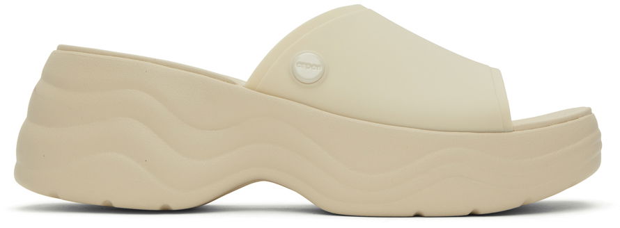 Tennarit ja kengät Crocs Skyline Slides "Off-White" Beige | 208182, 0