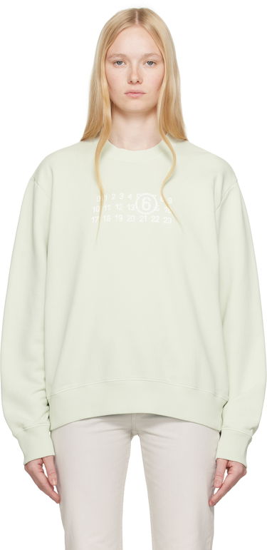 Villapaita Maison Margiela MM6 Maison Margiela Numeric Sweatshirt Vihreä | SH2GU0021 M25004, 0