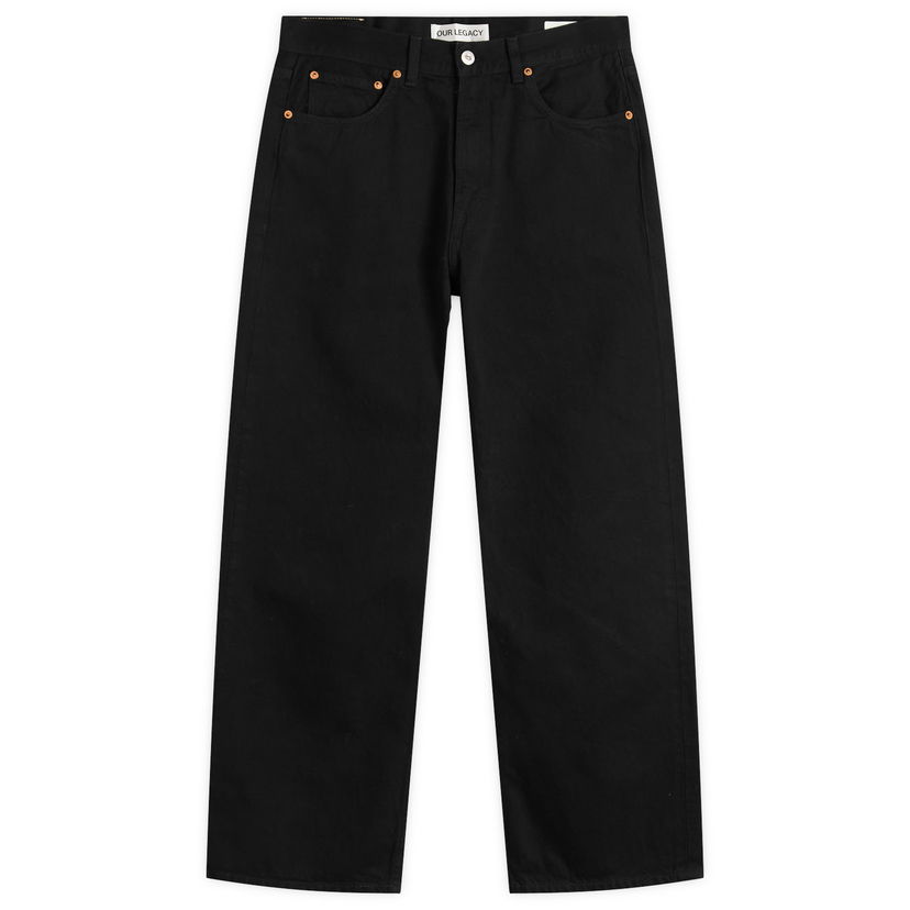 Jeans OUR LEGACY Our Legacy Third Cut Straight-Leg Jeans 30" Musta | M2255TCB