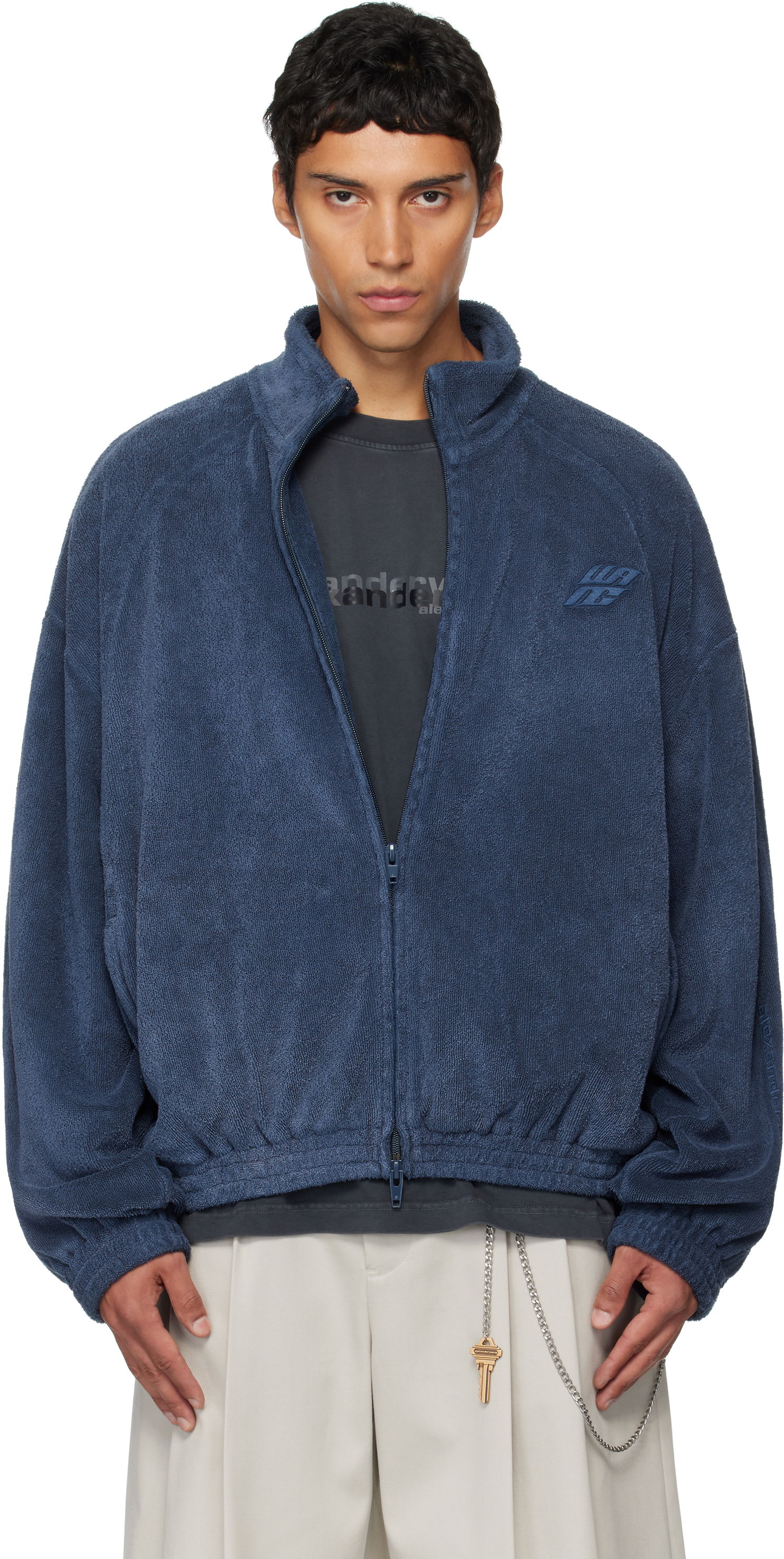 Takki Alexander Wang Alexander Wang Relaxed Track Jacket Sininen | 6CC3252062, 0