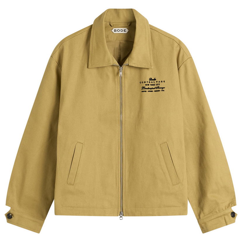 Takki Bode Central Park New York City Landscaped Acreage Jacket Beige | MRF25JA016