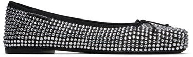 Mekko Alexander Wang Alexander Wang Billie Crystal Ballerina Flats Musta | 30324F065, 0