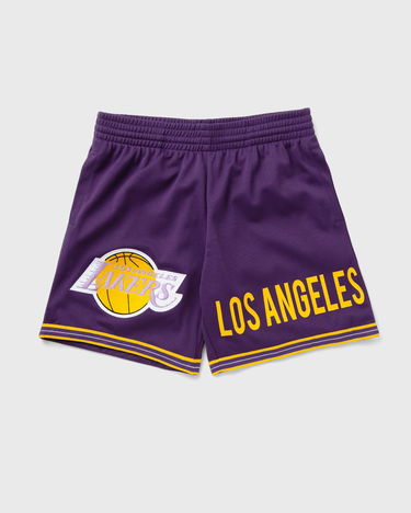 Shortsit Mitchell & Ness Los Angeles Lakers NBA Team Origins 7" Mesh Shorts Violetti | BT9267-LALPURP, 1