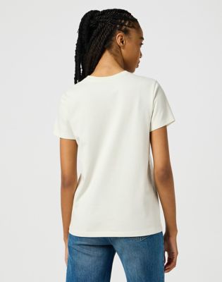 T-paita Wrangler Wrangler Round Tee Valkoinen | 112350191:XXL, 0