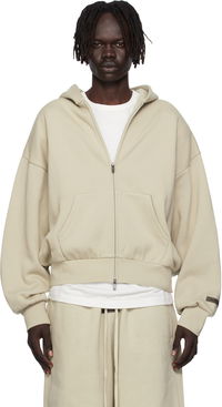 Fear of God ESSENTIALS Fleece Zip-Up Hoodie