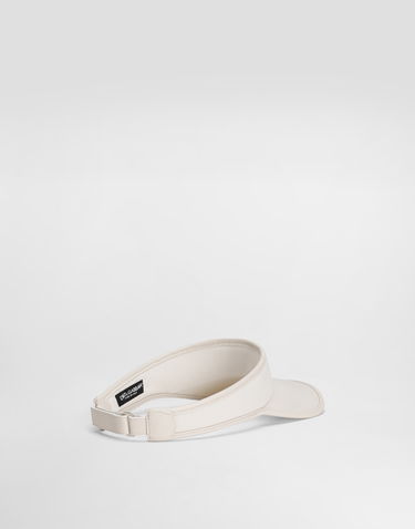 Lakit ja hatut Dolce & Gabbana Dolce & Gabbana Gabardine Visor Valkoinen | GH910AFUFL3W0802, 1