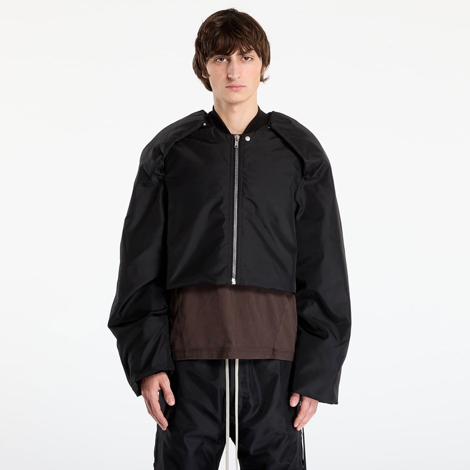 Bomber-takki Rick Owens Rick Owens DRKSHDW Convertible Jacket Musta | DU02E7777 NCV 09, 0