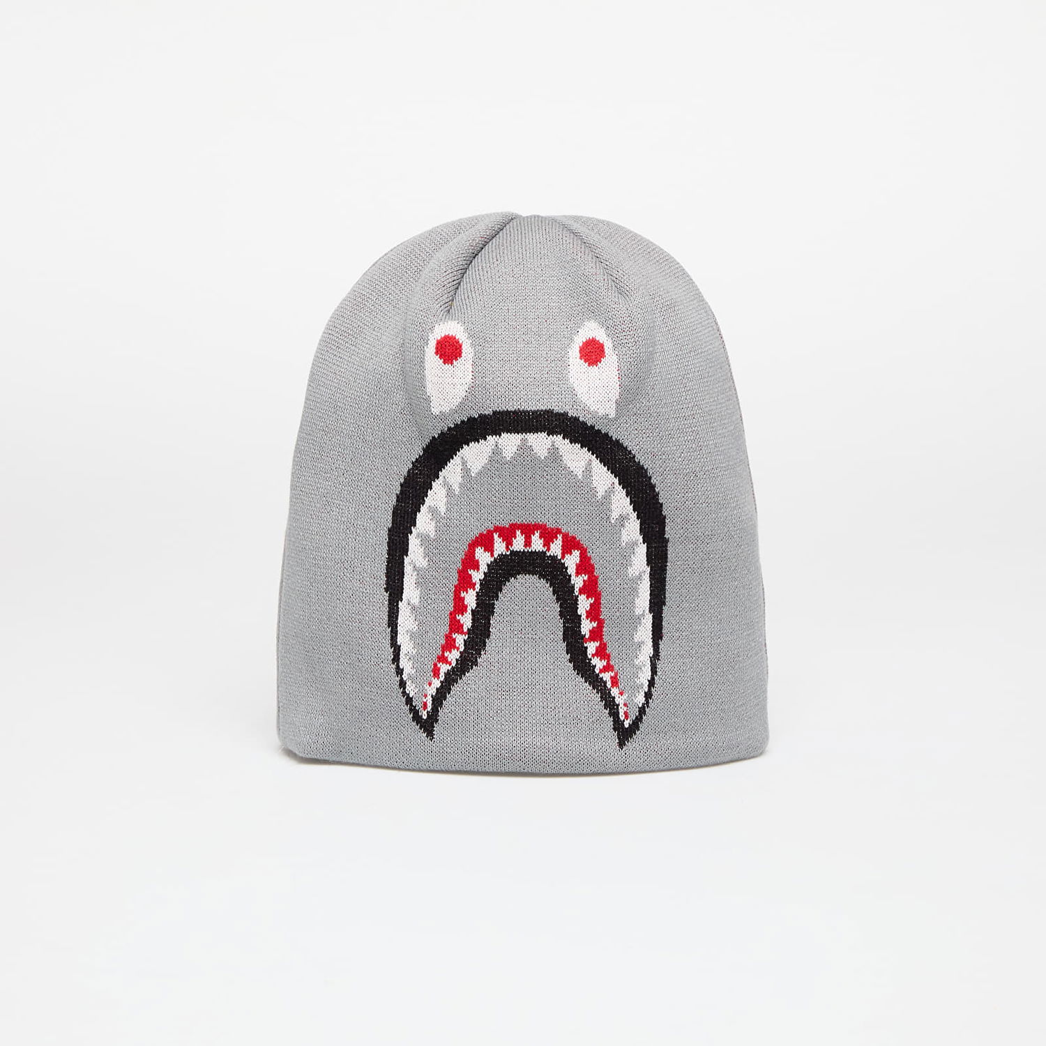 Pipo BAPE Knit Hat With Shark Graphic Harmaa | 001HTK701007M GRA, 0