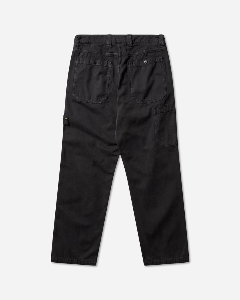 Housut Stone Island Broken Twill OLD Effect Pants Musta | K2S15-3100008-S0184 V0129