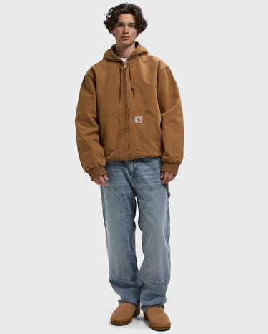 Takki Carhartt WIP OG Active Hooded Canvas Full Zip Jacket Ruskea | I035891-HZ.4O, 2