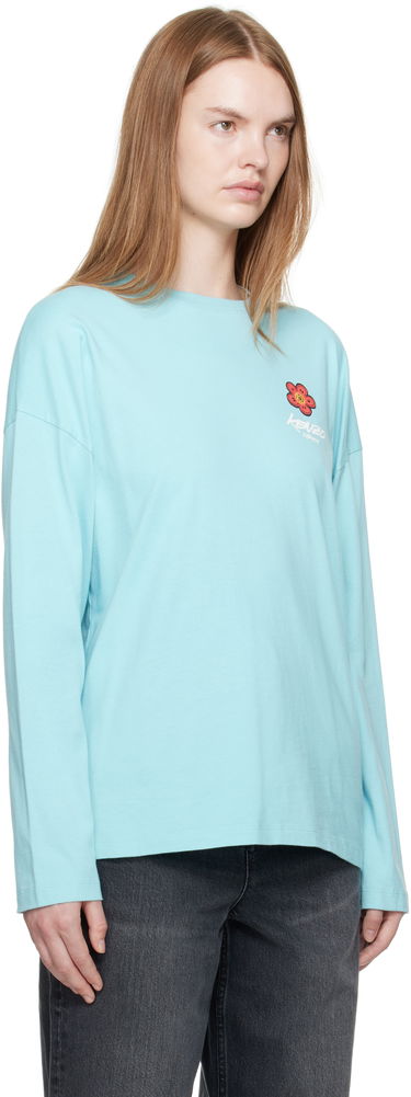 T-paita KENZO Kenzo Paris Futura 2000 Edition Long Sleeve T-Shirt Turkoosi | FF62TL3504SG, 1