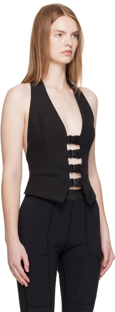 Tankkitoppi Coperni Coperni Multi Buckle Halter Top Musta | COPT35F3004, 1