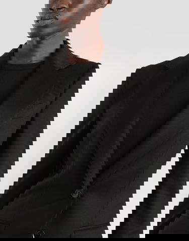 Takki Dolce & Gabbana Dolce & Gabbana Single-Breasted Silk and Cashmere Jacket Musta | F29KNTGDDC0N0000, 3