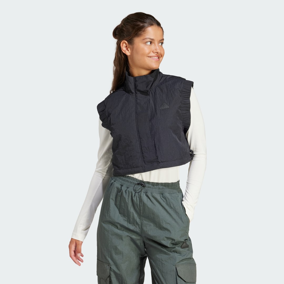 Liivi adidas Performance adidas Sportswear City Escape Crop Musta | IT1453, 0