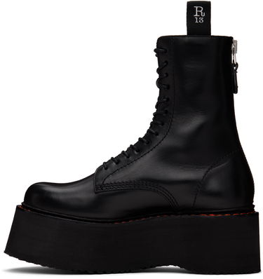 Vaatteet R13 R13 Double Stack Platform Boots Musta | R13WS026-S001A, 2