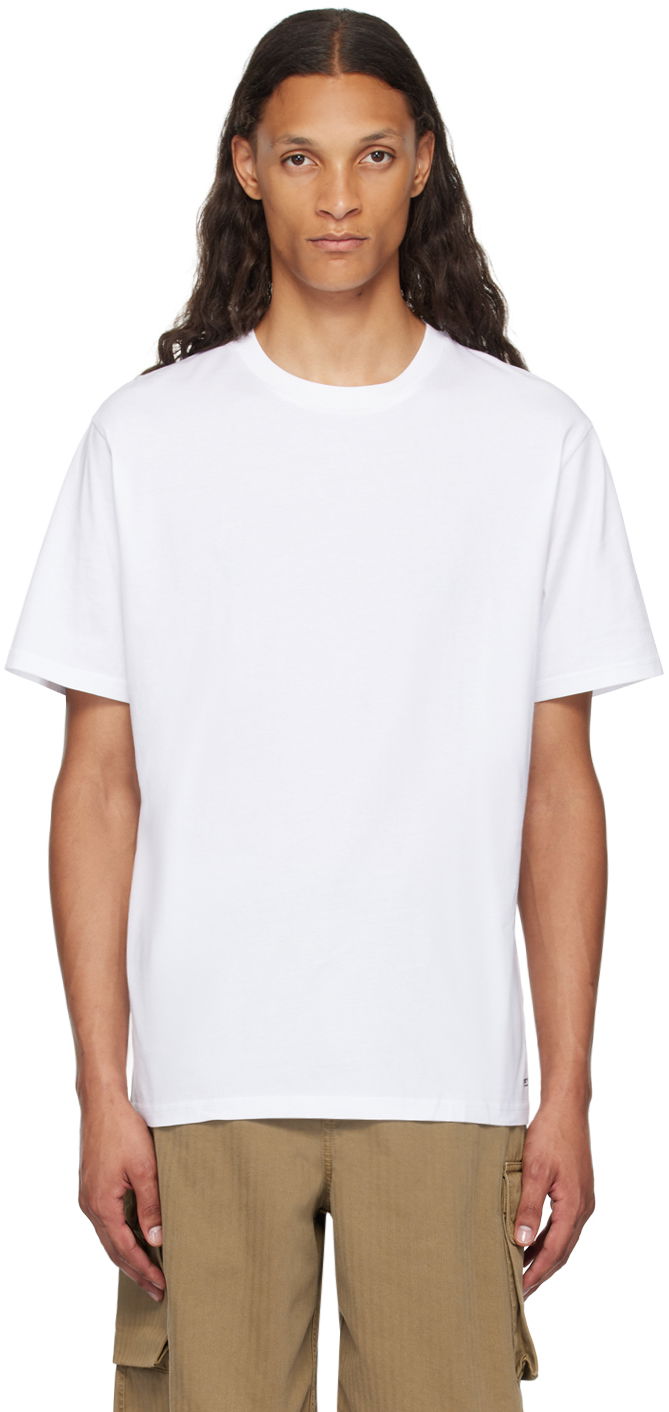 T-paita Carhartt WIP Crew Neck Standard Fit T-Shirt Valkoinen | I029370