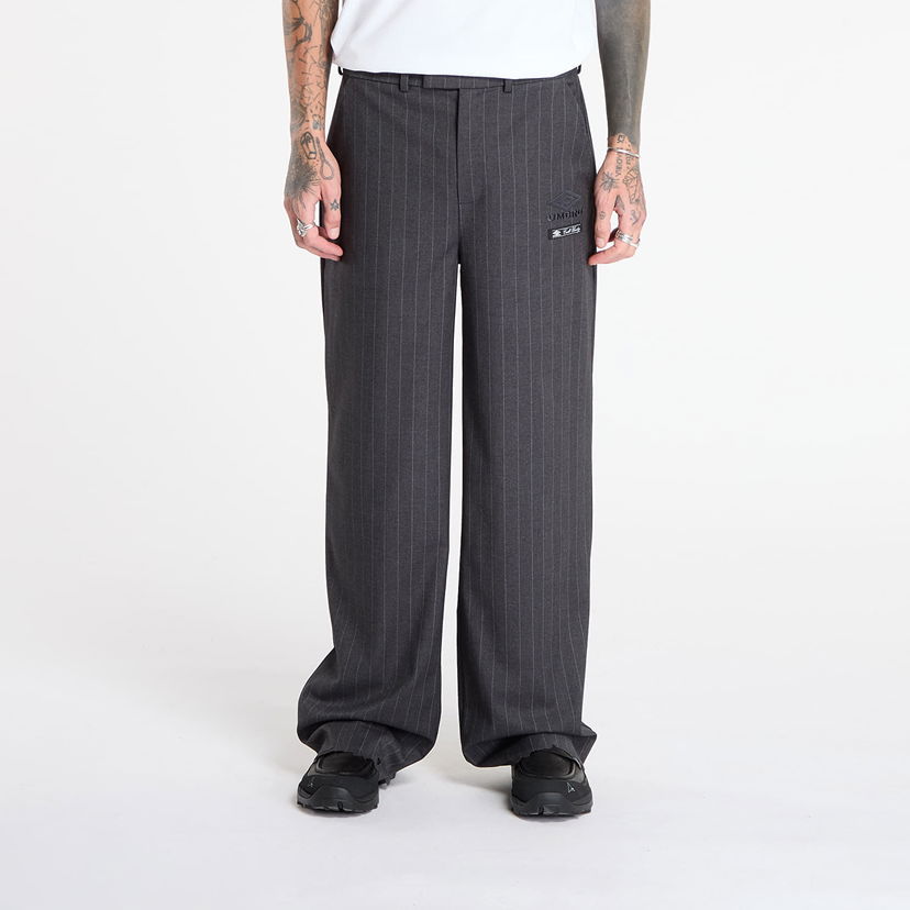 Housut Umbro Formal Pinstriped Wide-Leg Pants Harmaa | UBMW0337FA212 GRY0003