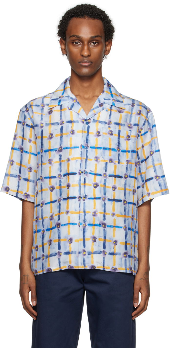 Paita Marni Saraband Shirt Sininen | CUMU0213A6 UTSG09