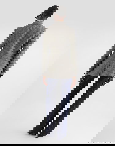 Takki Dolce & Gabbana Dolce & Gabbana Single-Breasted Dotted Wool Jacket Harmaa | F29QGTFMBARS8030, 2