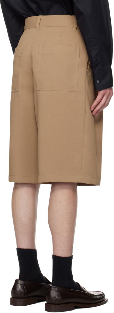Shortsit WOOYOUNGMI Pleated Shorts Beige | W251PT31, 2