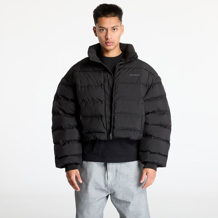 Puffer takki DAILY PAPER Relaxed Short Puffer Jacket Musta | 2423005