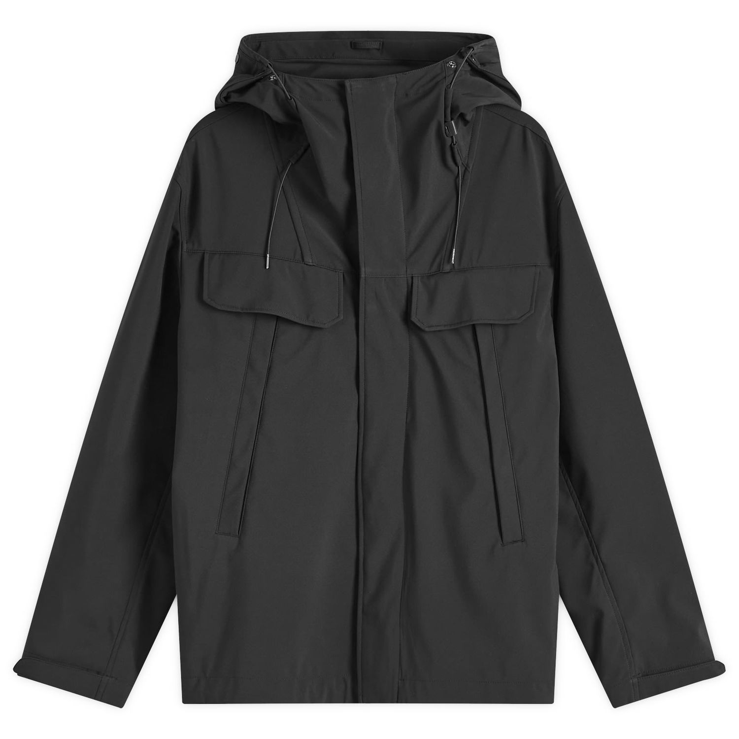 Tuulitakki C.P. Company Shell-R Goggle Double Pocket Jacket, Size Large Musta | 18CMOW003A-005968A-999, 1