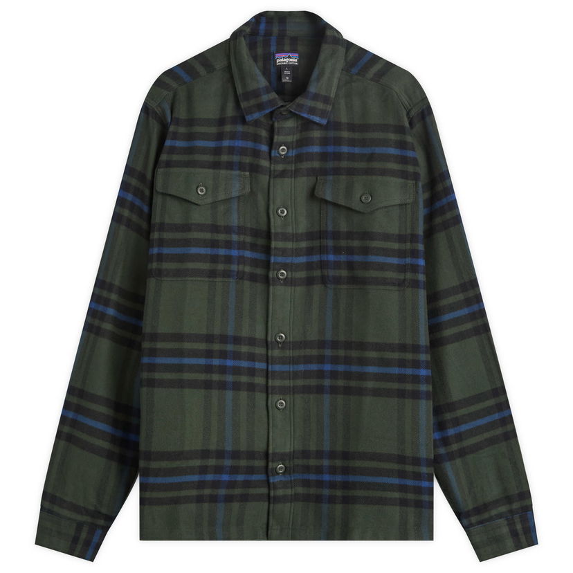 Paita Patagonia Fjord Flannel Shirt, Size Large Vihreä | 42401-CODG