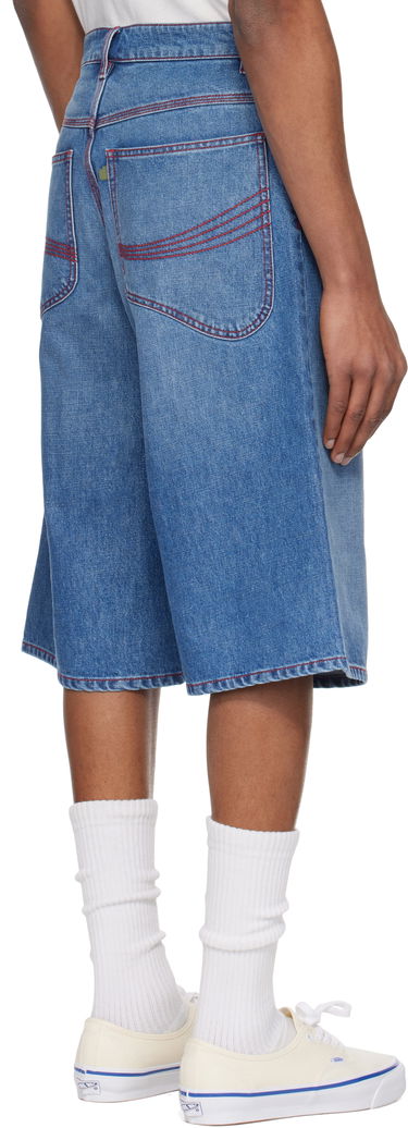 Shortsit ERL ERL Indiana Denim Skate Shorts Sininen | ERL10P014, 2