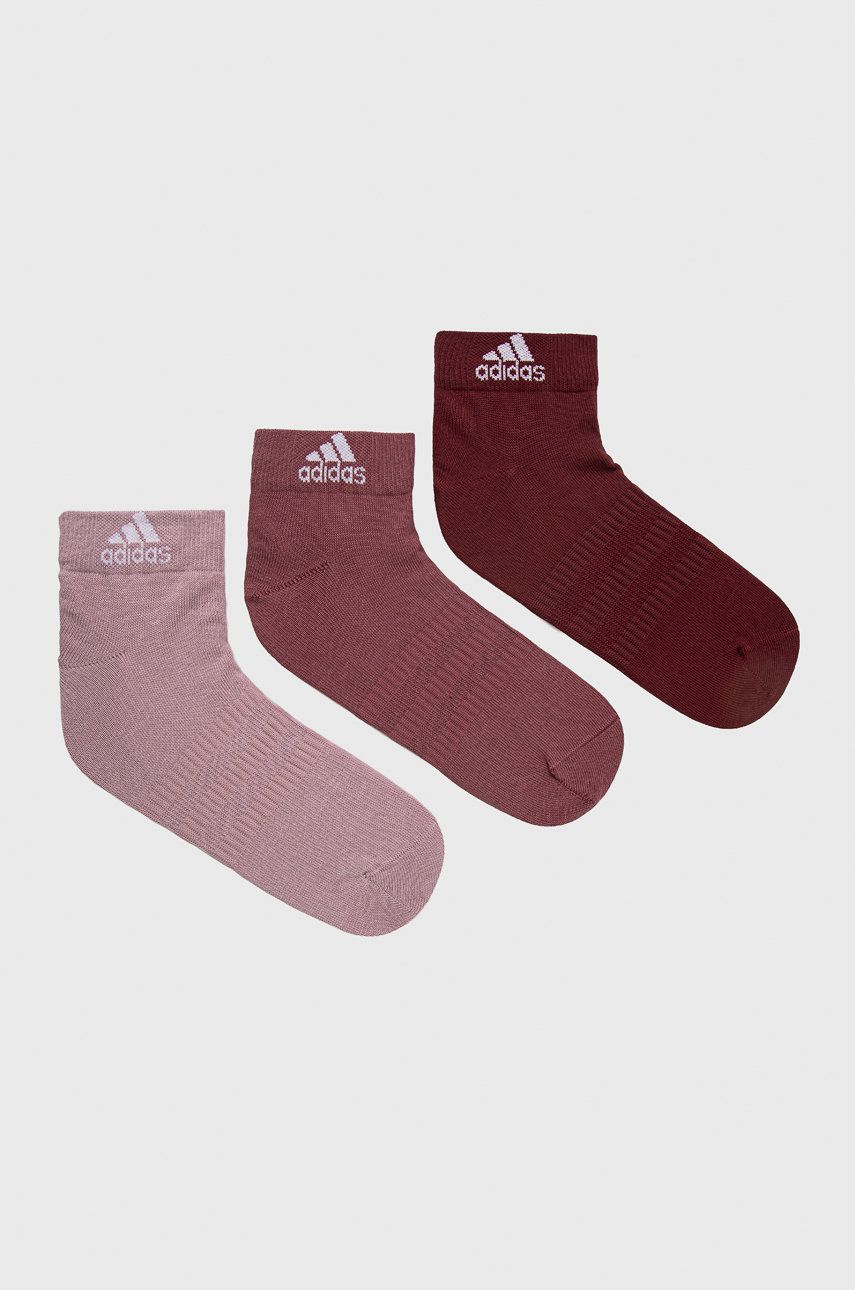 Sukat adidas Performance Performance Ankle Socks 3-Pack Punainen | HE4997, 0
