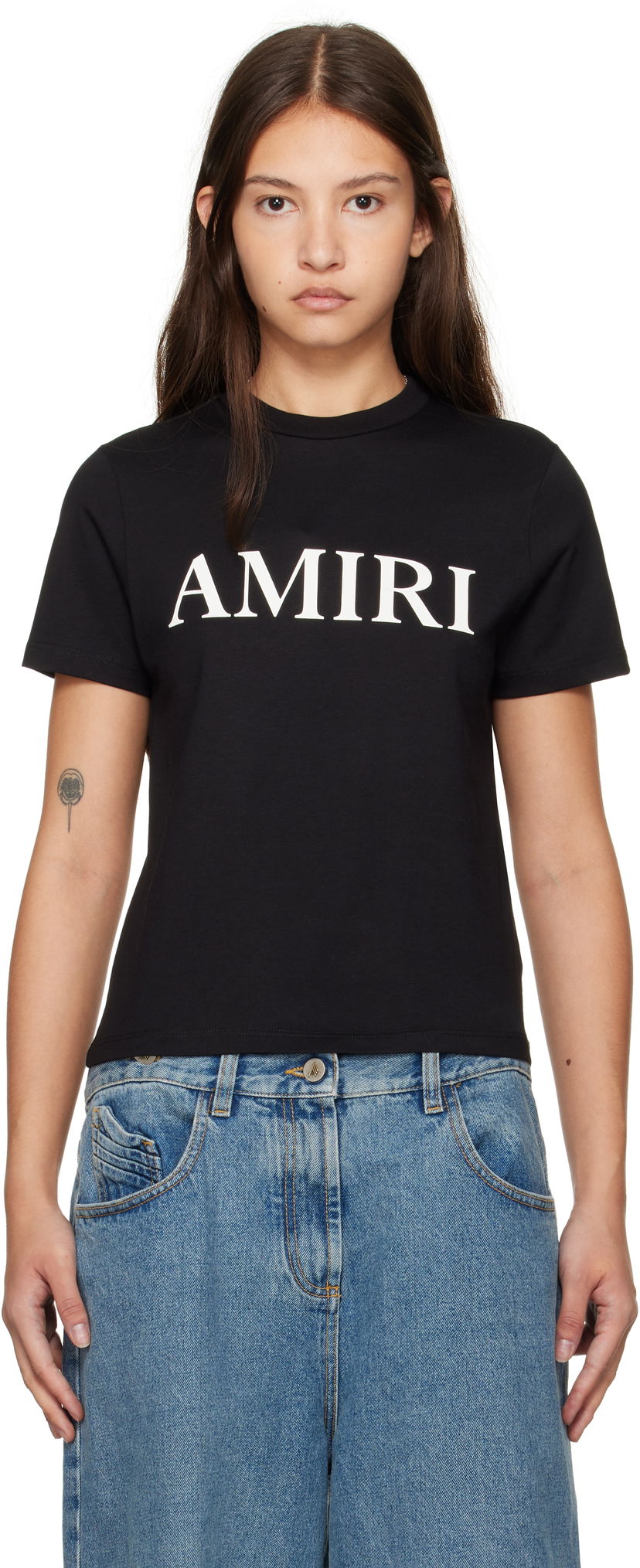 T-paita AMIRI Core Logo Black T-Shirt Musta | AWJYTE1035