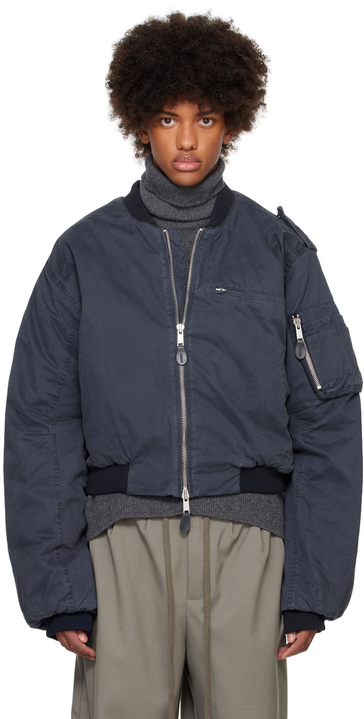 Bomber-takki Entire Studios Bomber Jacket Tummansininen | ES2452IN