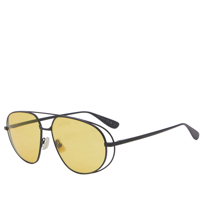 Aurinkolasit Bottega Veneta Eyewear Black/Yellow Keltainen | BV1344S-002