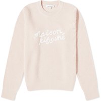 Villapaita MAISON KITSUNÉ Handwriting Comfort Jumper Beige | LW00812KT1063-P603, 1