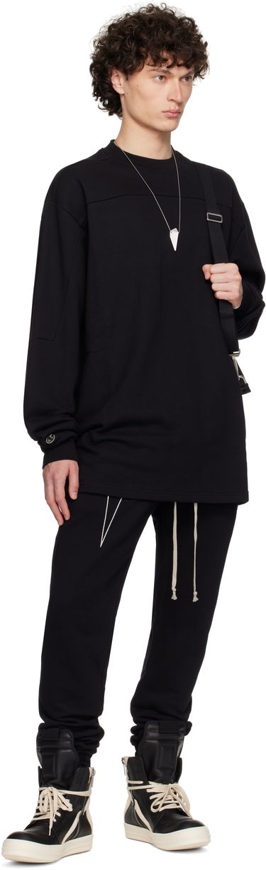 Huppari Rick Owens Rick Owens Champion Edition Girdered Sweatshirt Musta | CM01E1671 CHFE FELPA, 3