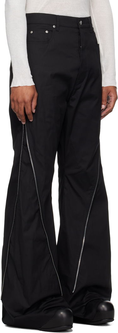 Housut Rick Owens Rick Owens Bolan Banana Trousers Musta | RU02E1343 TE, 1