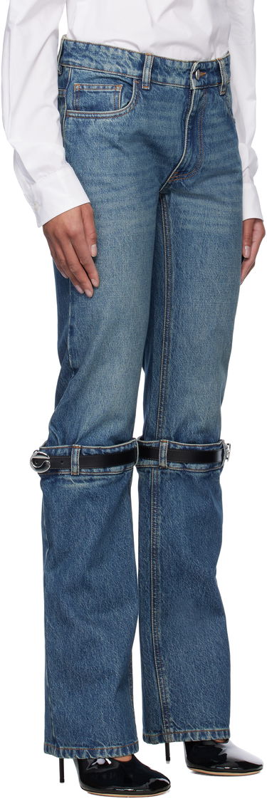 Jeans Coperni Coperni Hybrid Jeans with Straps Sininen | COPP32F2014, 1