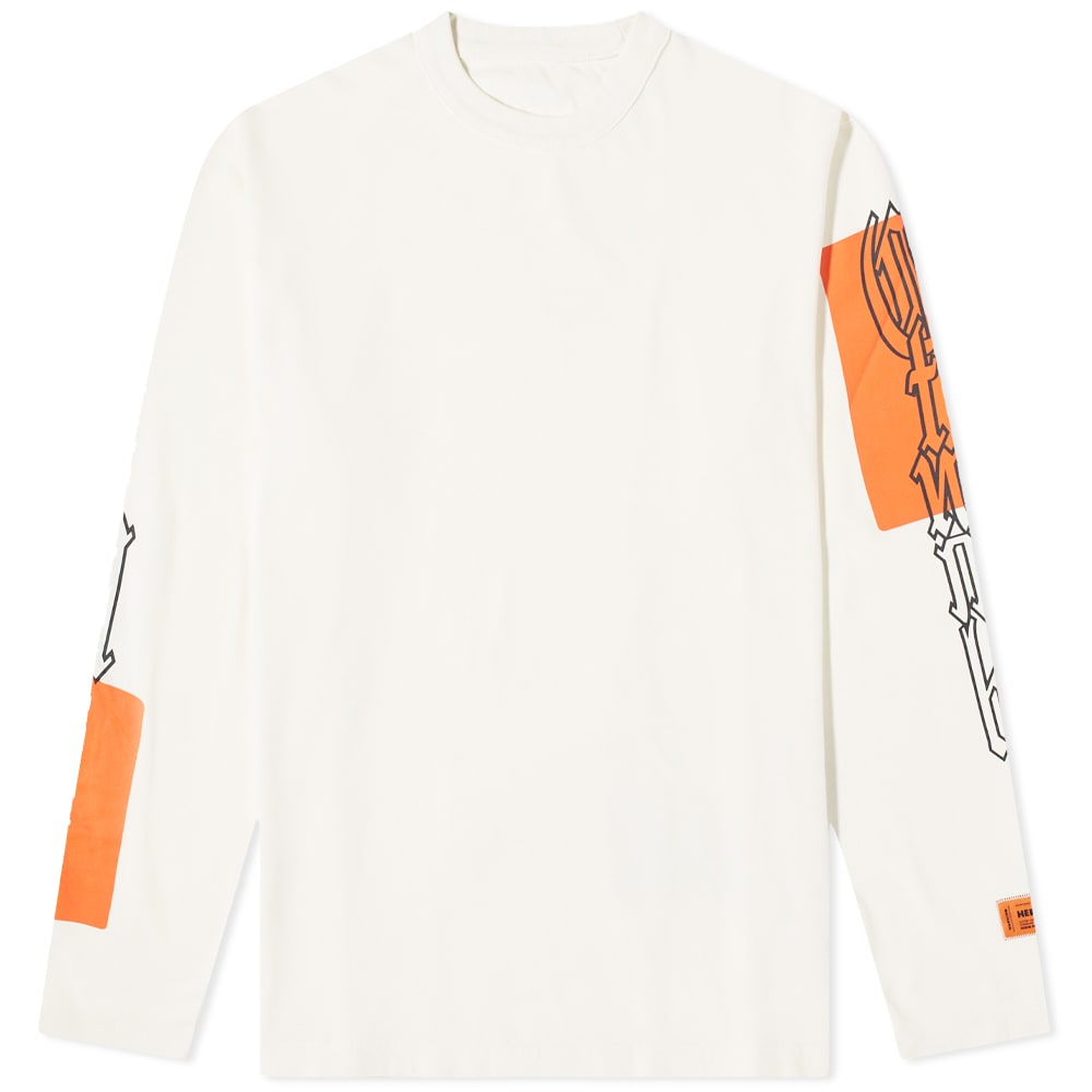 T-paita HERON PRESTON Gothic Colour Block Tee Valkoinen | HMAB026F22JER0020122, 0