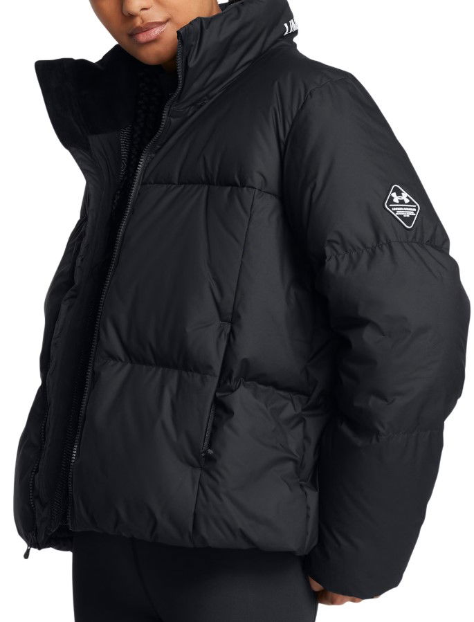 Puffer takki Under Armour Limitless Down Puffer Jacket Musta | 1384648-001