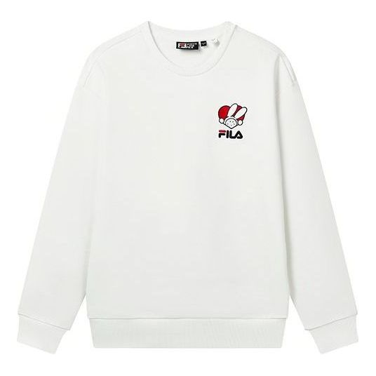 Huppari FILA Graphic Print Pullover Valkoinen | F11U319207F-WT