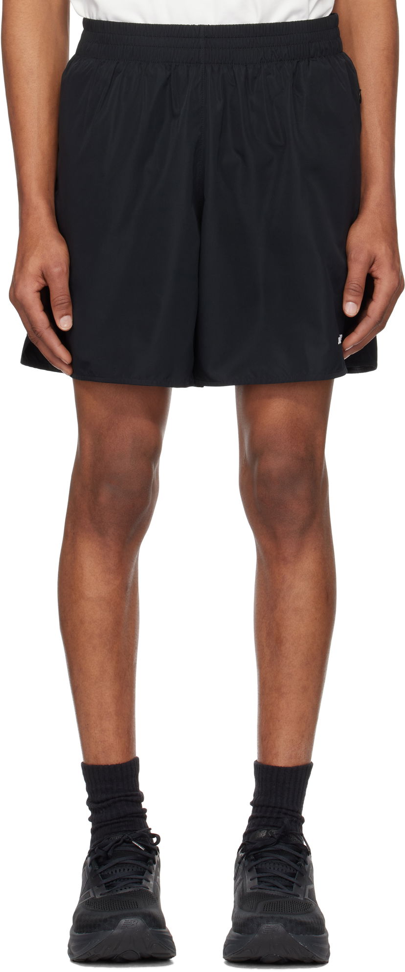 Shortsit Jil Sander Jil Sander Bonded Logo Shorts Musta | J47KA0281_JTN158