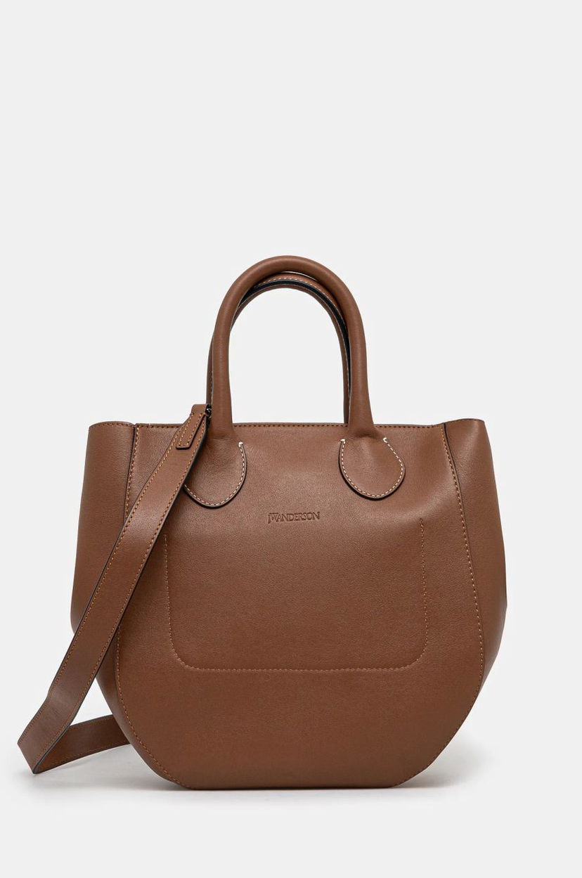Käsilaukku JW Anderson JW Anderson Small Punch Tote Bag Ruskea | HB0680.LA0250.621