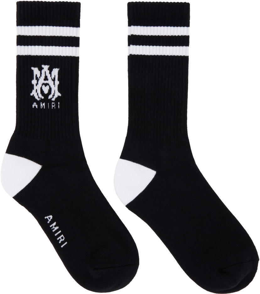 Sukat AMIRI Core Logo Socks Musta | AMACSK1006