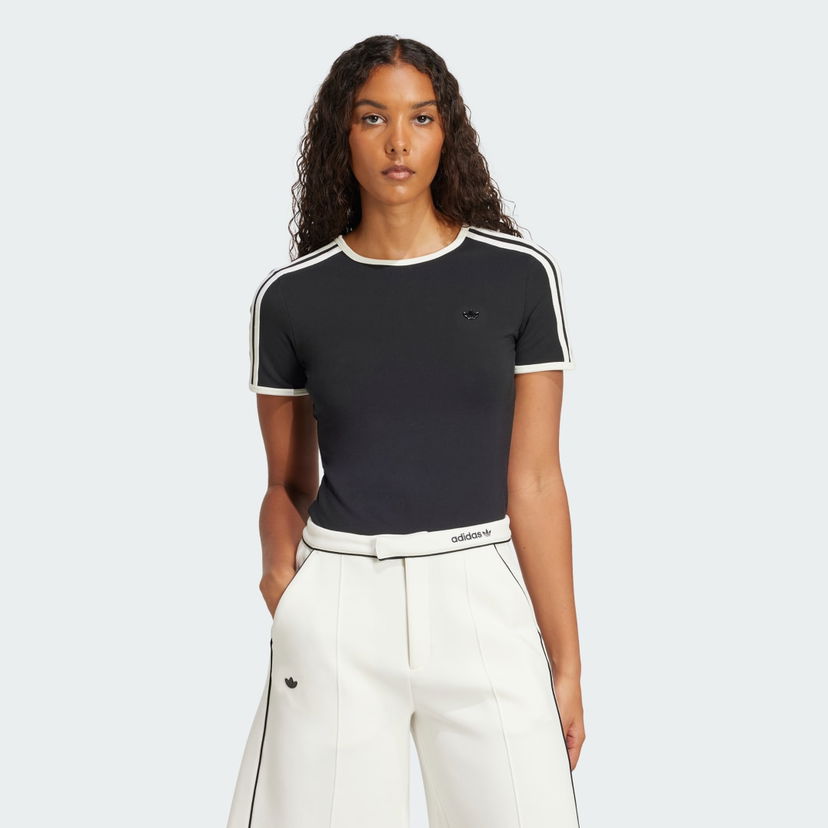 Body adidas Originals Premium 3-Stripes Cali T-Shirt Musta | JD5468