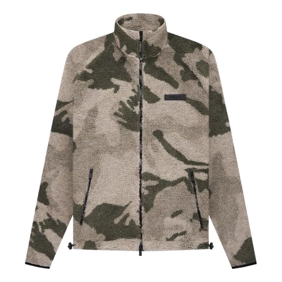 Villapaita Fear of God Essentials Polar Fleece Zip Jacket Vihreä | FOG-SS22-057, 0